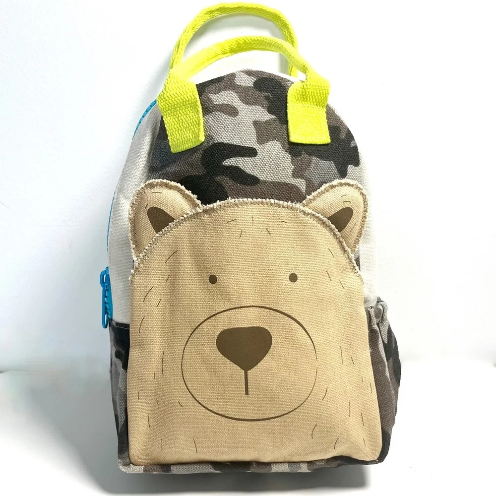 Kids Bear Face Camo Backpack for Toddler
